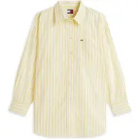 Tommy Hilfiger Oversized Essential Crew Citronella/stripe Taglia: S | Magliette intime Outlet | Donna | Marrone