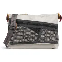 Klättermusen - Tracolla - Algir Foldover Bag Putty Grey in Pelle - Beige