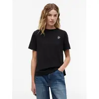 Tommy Hilfiger Th Script Regular C-neck Black Taglia: S | Maglie Sportivi Outlet | Donna | Nero