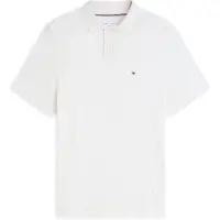 Tommy Hilfiger Jacquard Classic Fit Ivory Petal Taglia: M | Polo Outlet | Uomo | Bianco