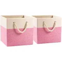 OEM Elegante contenitore portaoggetti in lino beige rosé