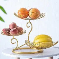 OEM Scaffale a spirale da cucina a 3 ripiani - Design Lotus - smontabile - Portasfrutta e verdura