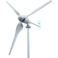 StarTech.com Turbina eolica orizzontale - 8000W, 24V - 3 pale - Avvio a partire da 2 m/s - Lega di alluminio - Solo turbina - Bianco