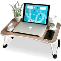 OEM Tavolino da camera da letto a tre gambe - Tavolino multifunzionale per la colazione 60x40x26 cm (cassetti senza ripiani)