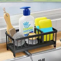 OEM Sistema di organizzazione per cucina e bagno con vasche rimovibili in acciaio inossidabile, nero, con funzione di contenimento
