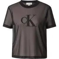 Calvin Klein Short Sleeve Pride Mesh Crew Neck Top Black Taglia: S | Maglie Sportivi Outlet | Donna | Nero