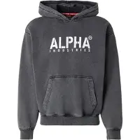 Alpha industries Felpa 'Stencil' nero / bianco