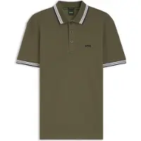 BOSS Maglietta 'Paddy' verde / nero / bianco