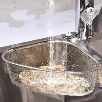 OEM Vaso in acciaio per acque reflue e frutta - per filtraggio e pulizia - lavabo angolare sospeso