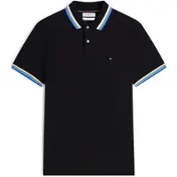Tommy Hilfiger Contrast Collar Cuff Black Taglia: L | Polo Outlet | Uomo | Nero