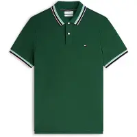 Tommy Hilfiger Contrast Collar Cuff Street Green Taglia: XXL | Polo Outlet | Uomo | Verde
