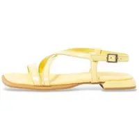 Art per donna. 1200111G9003_024 Sandali in pelle Bergamo 2001 gialli (42), Basso, 1 a 3 cm, Fibbia, Casual, Giallo