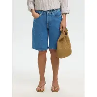 Selected Shorts In Denim Donne Blu 38