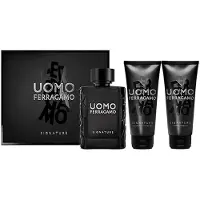 Salvatore Ferragamo Uomo Signature Set regalo EDP 100 ml, Dopobarba Balm 100 ml and Gel doccia 100 ml 100ml