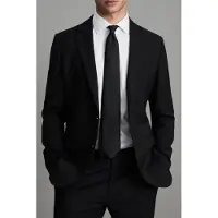 Reiss Sb 2b Notch Travel Plain Weave Modern Black Taglia: 40R | Giacche leggere Outlet | Uomo | Nero