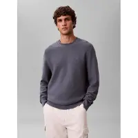 Calvin Klein Ls Textured Cotton Sweater Anchor Navy Taglia: L | Maglioni a maglia Outlet | Uomo | Blu