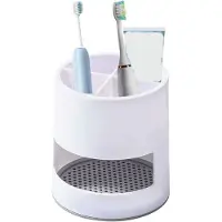 OEM Portaspazzolini con vaschetta di raccolta rimovibile, adatto per bagni, cucine e piani di lavoro.