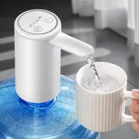 OEM Erogatore d'acqua elettrico, ricaricabile e portatile con porta USB, per 3-5 galloni (circa 11-19 litri), versione migliorata, bianco.