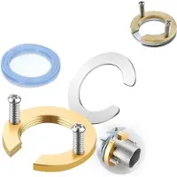 OEM Raccoglitore di detriti - Accessorio di montaggio per dispositivi di sollevamento e scarichi per lavabi - Oro 5 cm