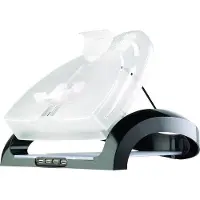 OEM Supporto ergonomico per laptop - Lavorare in modo ergonomico - Regolazione dell'altezza a 5 livelli - Fino a 17 pollici - Nero trasparente