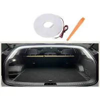 OEM Striscia luminosa a LED per l'illuminazione del bagagliaio e degli interni, in silicone resistente agli urti, flessibile, versatile, tagliabile, per berline, SUV e autocarri (bianca).