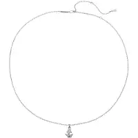 Hey Happiness Collana 'Anchor Sparkle' argento