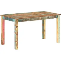 Prolenta Maison Exclusive - Tavolo da pranzo in legno massello di recupero 140x70x76 cm