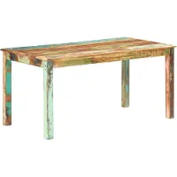 Prolenta Maison Exclusive - Tavolo da pranzo in legno massello di recupero 160x80x76 cm