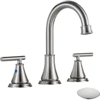 OEM Portagioie in acciaio inossidabile per il bagno - Miscelatore a 3 vie per lavabo - Igiene quotidiana - Robusta struttura cromata - Larghezza 20 centimetri
