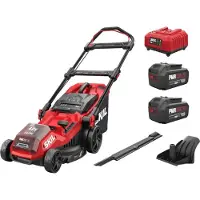 Skil 0135BA Akku-Rasenmäher Brushless (2x20V, 38 cm Schnittbreite, 45L Fangkorb)