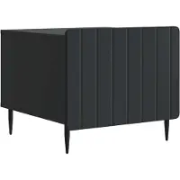Syfax Tavolino da salotto Nero 49 x 50 x 42 cm Legno ingegnerizzato