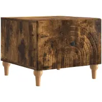 Syfax Tavolino da salotto con cassetto Rovere Fumo 49 x 50 x 40 cm