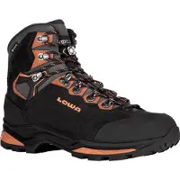 Lowa - Scarpe da trekking in GORE-TEX&reg; - Camino Evo GTX Black/Orange per Uomo in Pelle - Taglia 46,5 - Nero
