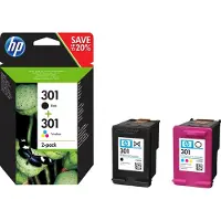 HP Cartuccia stampante 301 (N9J72AE) - Nero + 3 colori Multipack