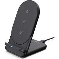 Aukey Aircore 2-in-1 Supporto di ricarica wireless - nero
