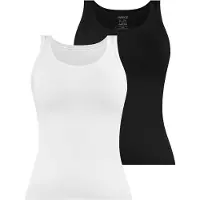Janice Top 'Nazca' nero / bianco