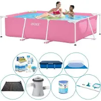 OEM Piscina - 220 x 150 x 60 cm - Rosa
