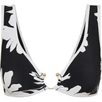 Seafolly Mayflower Ring Front Tank Parte superiore bikini Donna (36, nero)