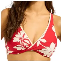 Seafolly Mayflower Wrap Front F Cup Bra Parte superiore bikini Donna (40, fuchsia)