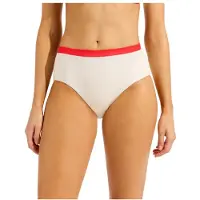Seafolly Band Wave Belted High Waisted Pant Parte inferiore bikini Donna (34, arancione)