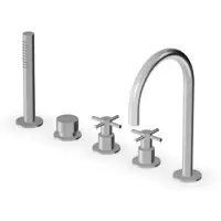 CASA39 Zucchetti Helm Rubinetto bordo vasca da bagno 5 fori ZHM511.X