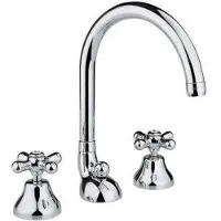 CASA39 Nicolazzi Nuova Brenta Rubinetto lavabo 3 fori 2507 CR