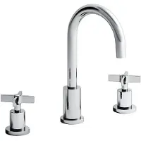 CASA39 Cristina Cross Road Rubinetto lavabo bagno 3 fori CRICR20751