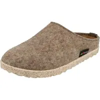Haflinger Manhattan Pantofole (46, beige/marrone)