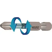 Hazet Punta da 1/4" (6,3 mm) esagonale piena, profilo interno TX, 3 pezzi, SW T10