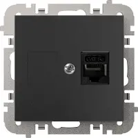 Elektro-Plast Elektroplast Rj45 Socket Black