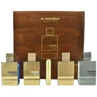 Al Haramain Amber Oud Collection 4 x 60 ml + Flacone Ricaricabile — Eau de Parfum