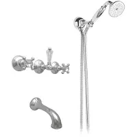 CASA39 Nicolazzi Half Dome Crystal Miscelatore vasca da bagno da incasso 1403 CR 93