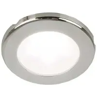 Hella Marine Acciaio inox Euroled 75 Copertura Plafoniera Bianco caldo 24v Argento 75 x 25,5 mm Argento 75 x 25,5 mm