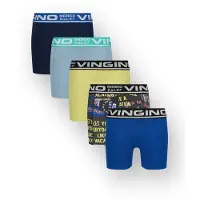 Vingino Boys B-so26 Color 5pack Boxer Seascape Blue Taglia: XS | Biancheria Intima Outlet | Unisex | Blu